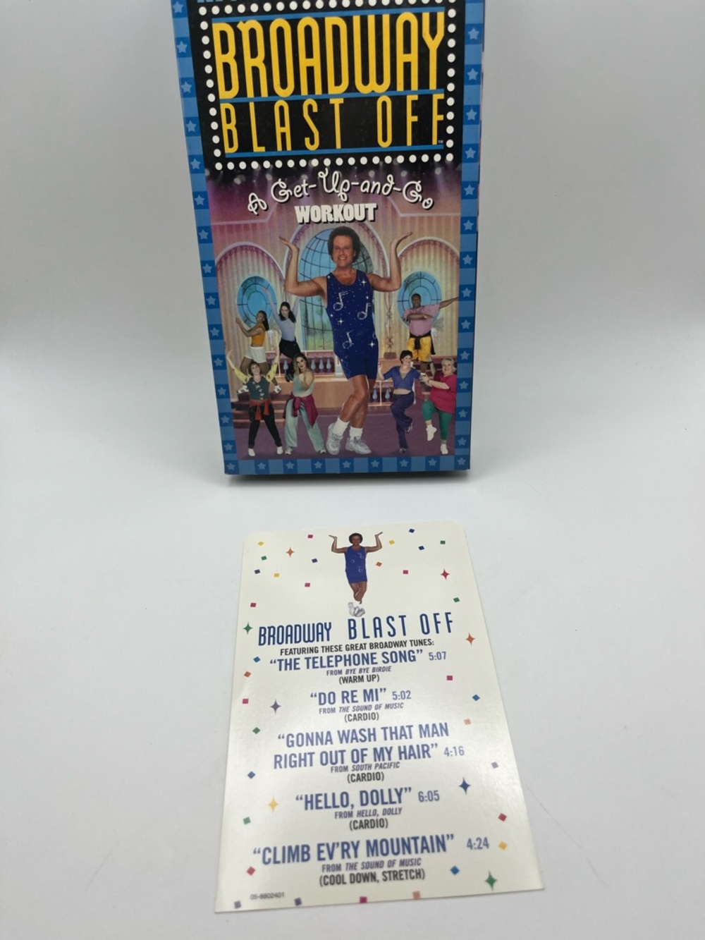 Broadway Blast Off Get-Up-and-Go Workout DVD — Blue